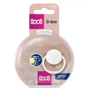 מוצץ לאבי מהדורת פריים 0-6 צבע גוף - זוהר בחושך